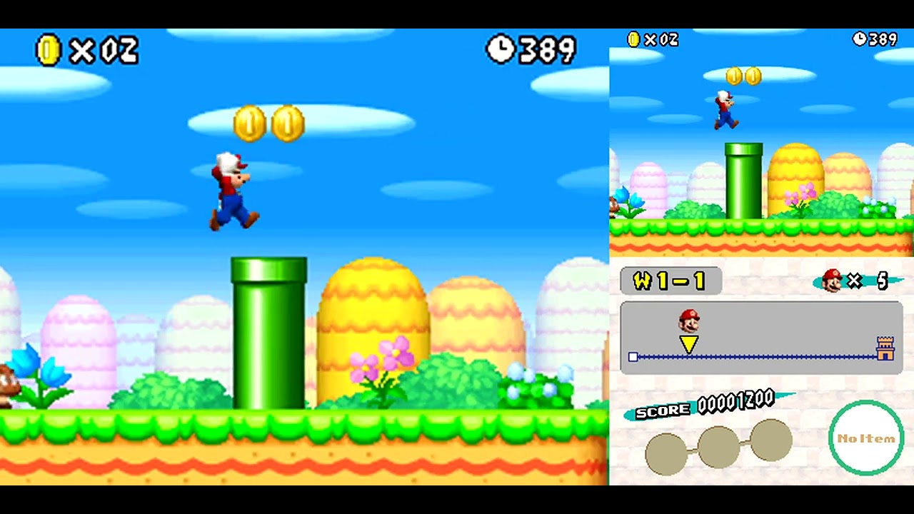 [hack 100%] New Super Mario Bros. F 1-1