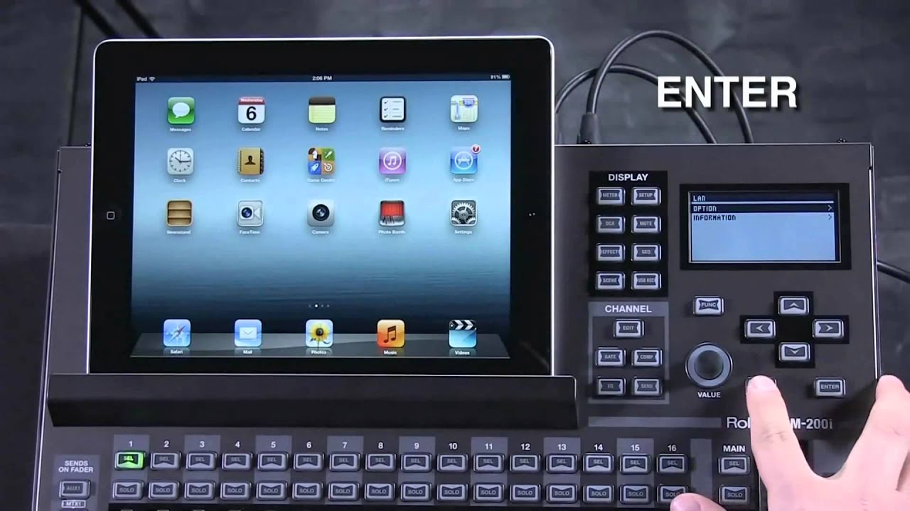 M-200i: Conectando um iPad via roteador Wireless - Em português