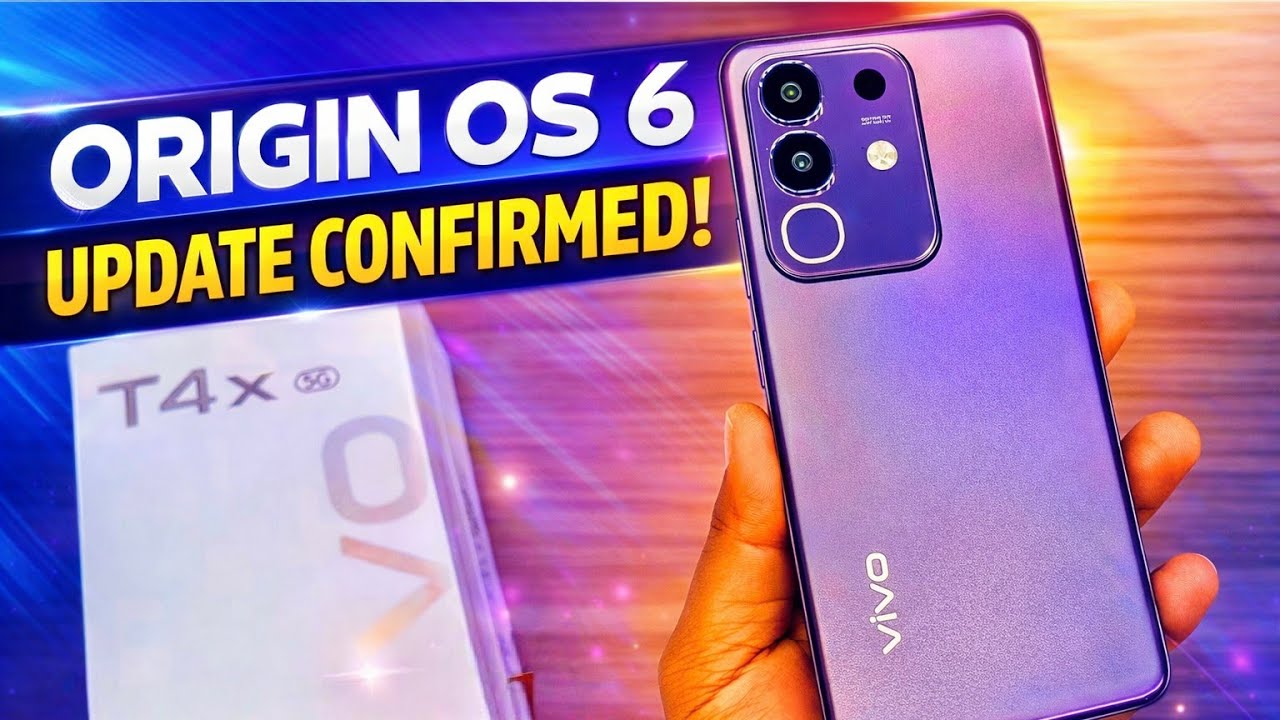 Vivo T4x 5G Origin Os 6 Update Confirm Date || Watch Full Video 🤗