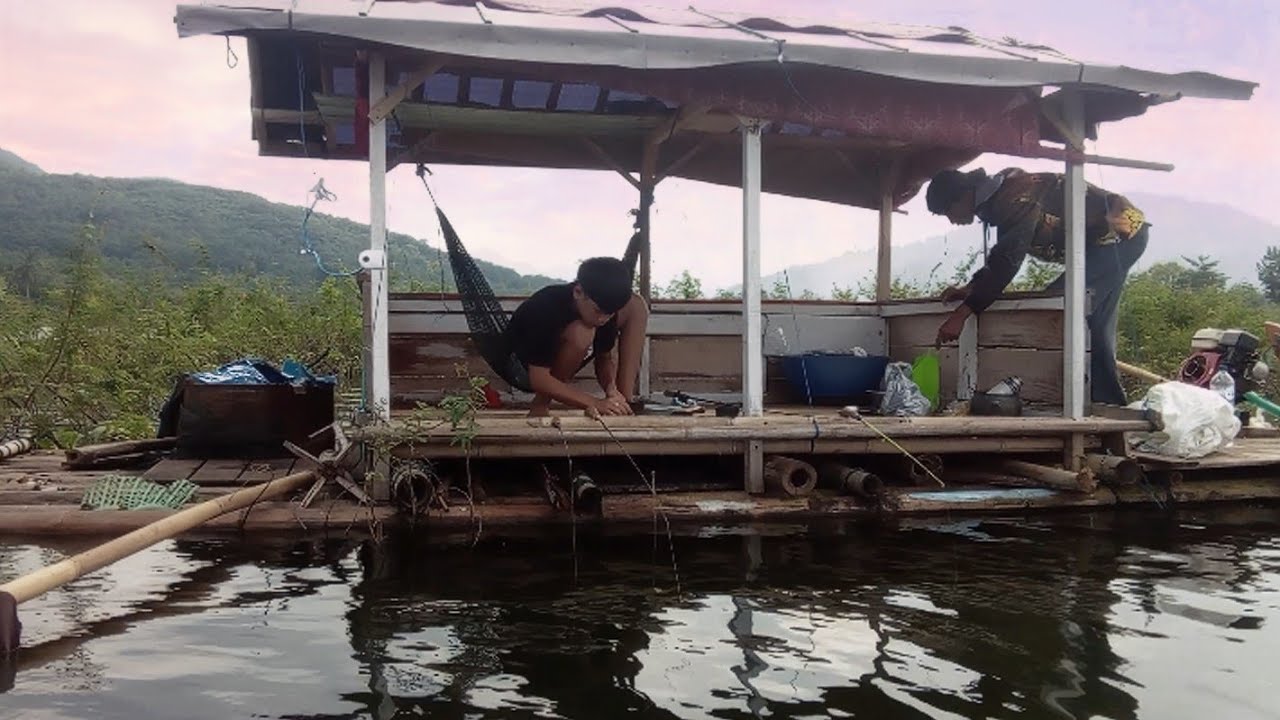 CAM FISHING Ep.67 | Mancing Sore Menjelang Buka Puasa | Ngabuburit sambil buka puasa di rakit gusur
