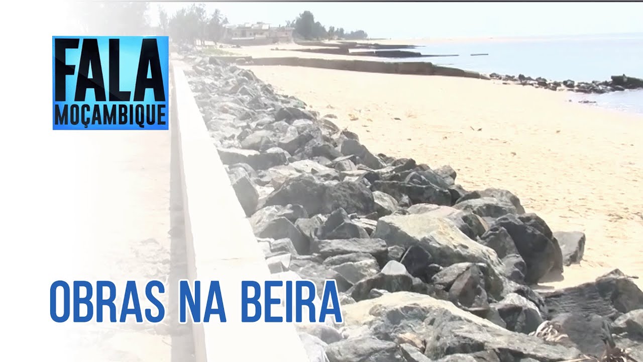 Em Sofala: Empreiteiro abandona obras da primeira fase do muro de protecção costeira @PortalFM24