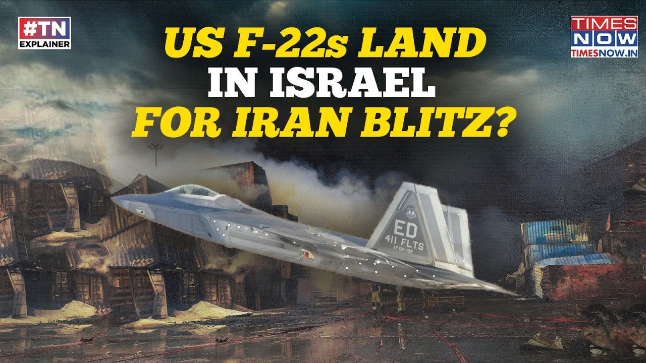 US F-22 Land In Israel: 'Best' Fighter Jet Deployed For Iran Blitz? Trump's 'Desert Fox' Moment?