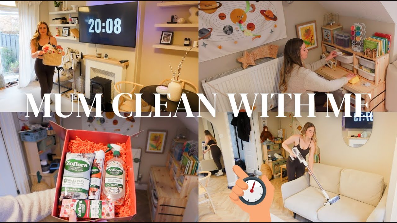 MUM RESET | I PAID MYSELF TO CLEAN! Organisation, Speed Clean, Kids Space