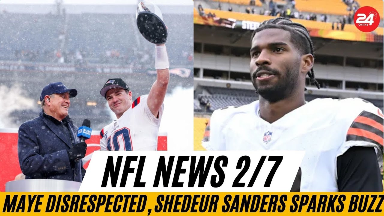 Drake Maye Disrespected, Shedeur Sanders Sparks Buzz, and NFL Drama Explodes Before Super Bowl