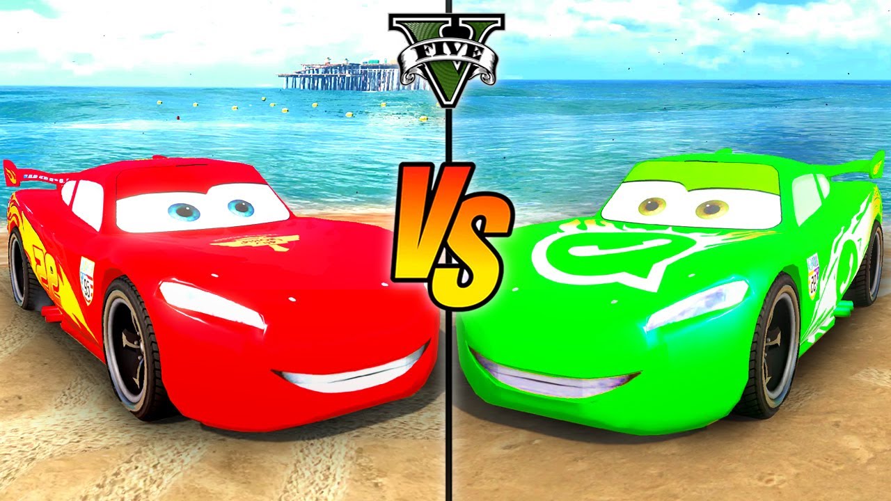 Whatsapp McQueen VS Lightning McQueen in GTA 5 - WHO IS BEST?