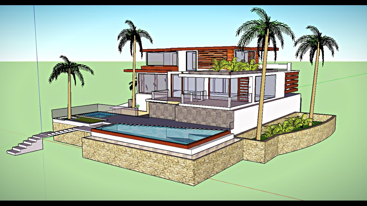 Maison Moderne Sketchup Session 1
