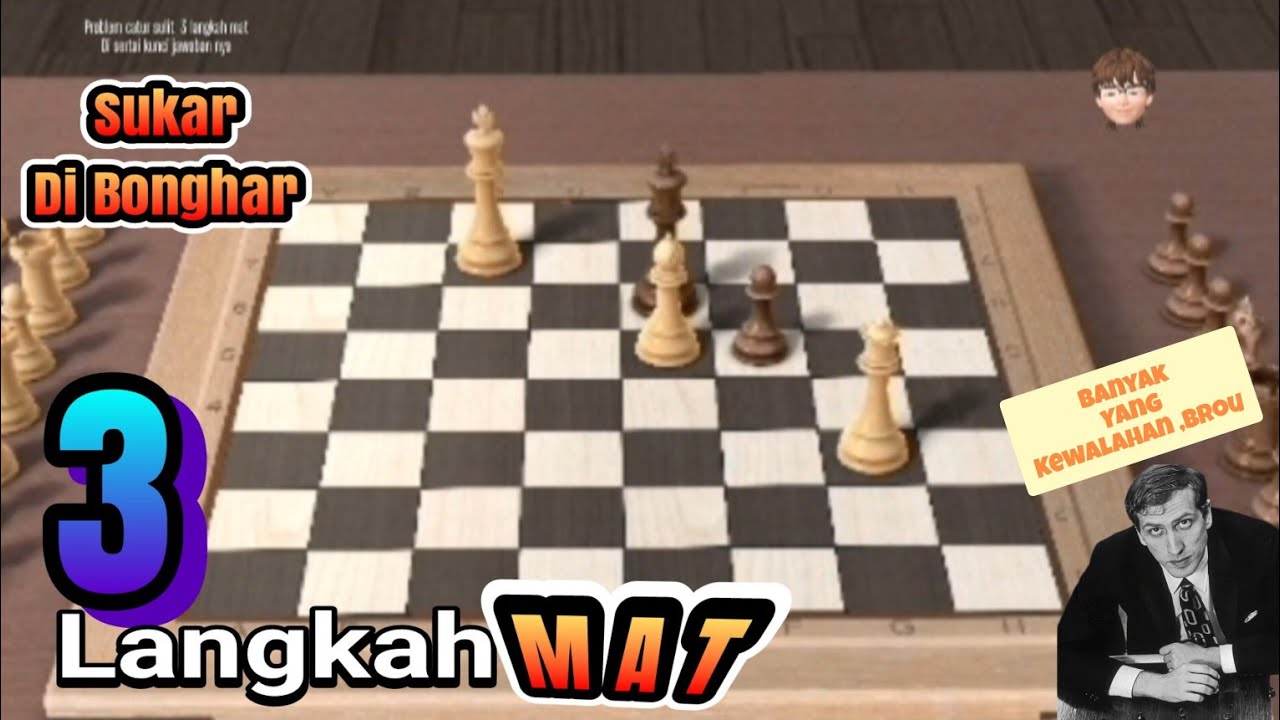 Problem catur sulit 3 langkah mat  // Super sukar susah di bongkar