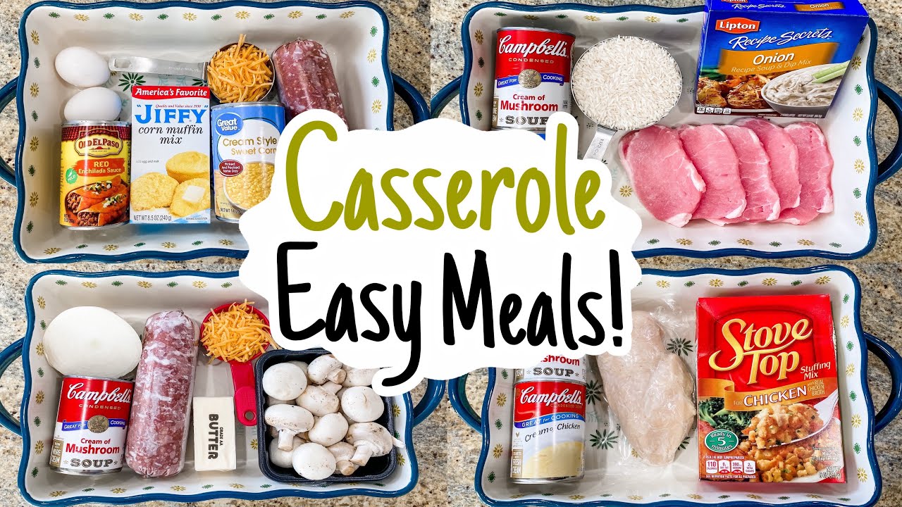 5 of THE BEST EASY Casserole Recipes! | Julia Pacheco