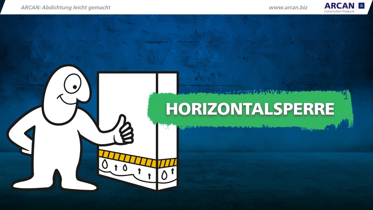 Horizontalsperren gegen aufsteigende Feuchtigkeit