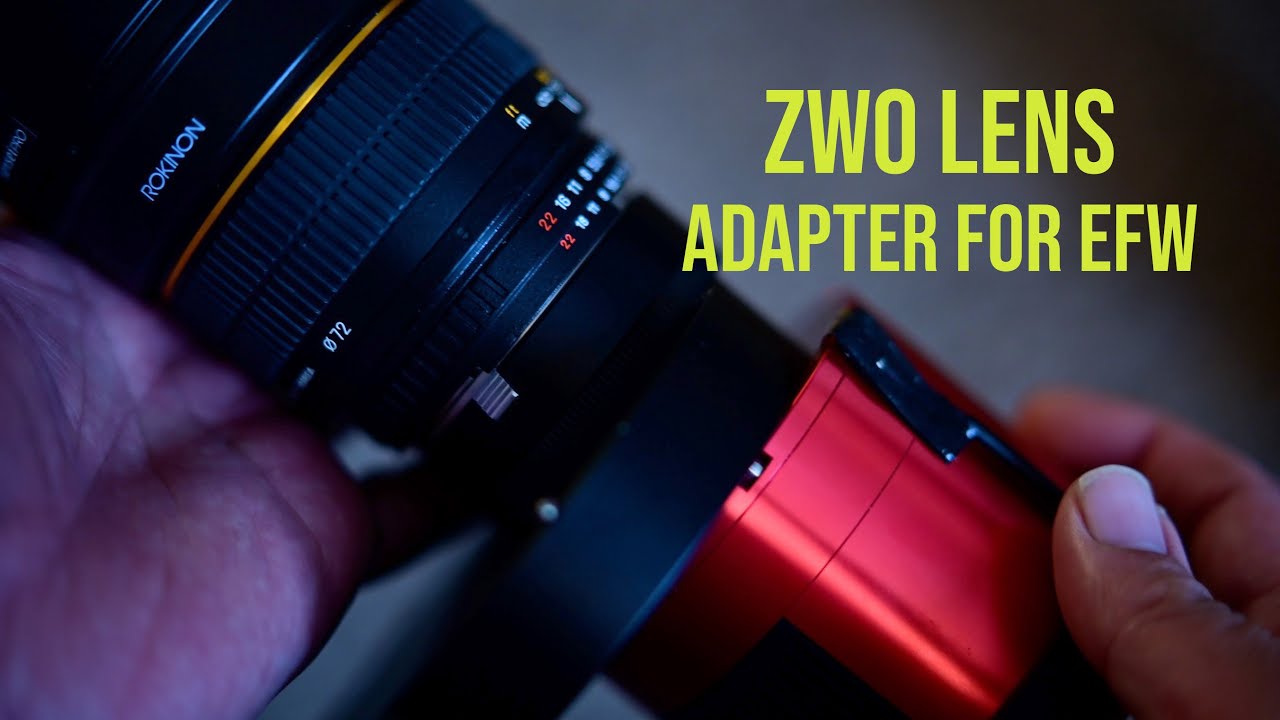 ZWO Lens adapter for the EFW electronic filter wheel