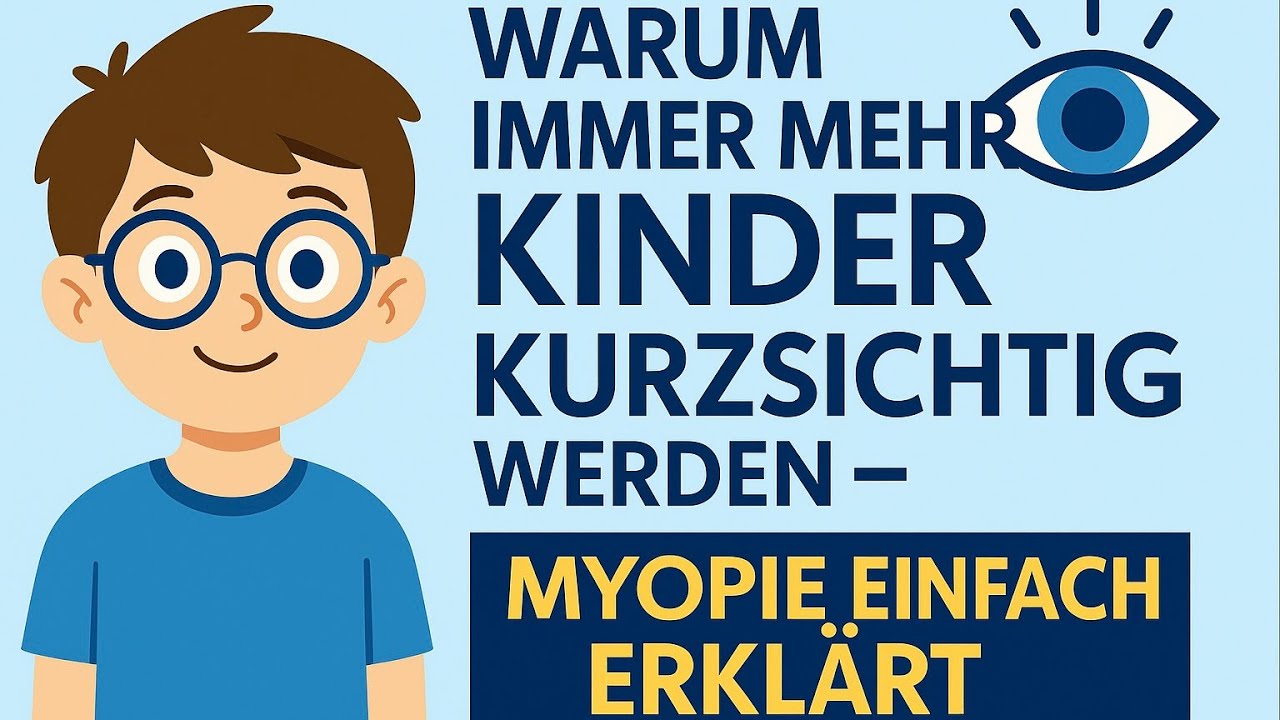 Warum immer mehr Kinder kurzsichtig werden &ndash; Myopie einfach erkl&auml;rt!