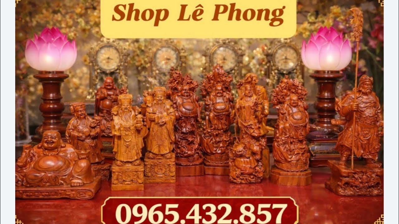 🔴Tượng Gỗ Mỹ Nghệ Phong Thuỷ-Trưng Bày Sang Trọng,Thu Hút Tài Lộc