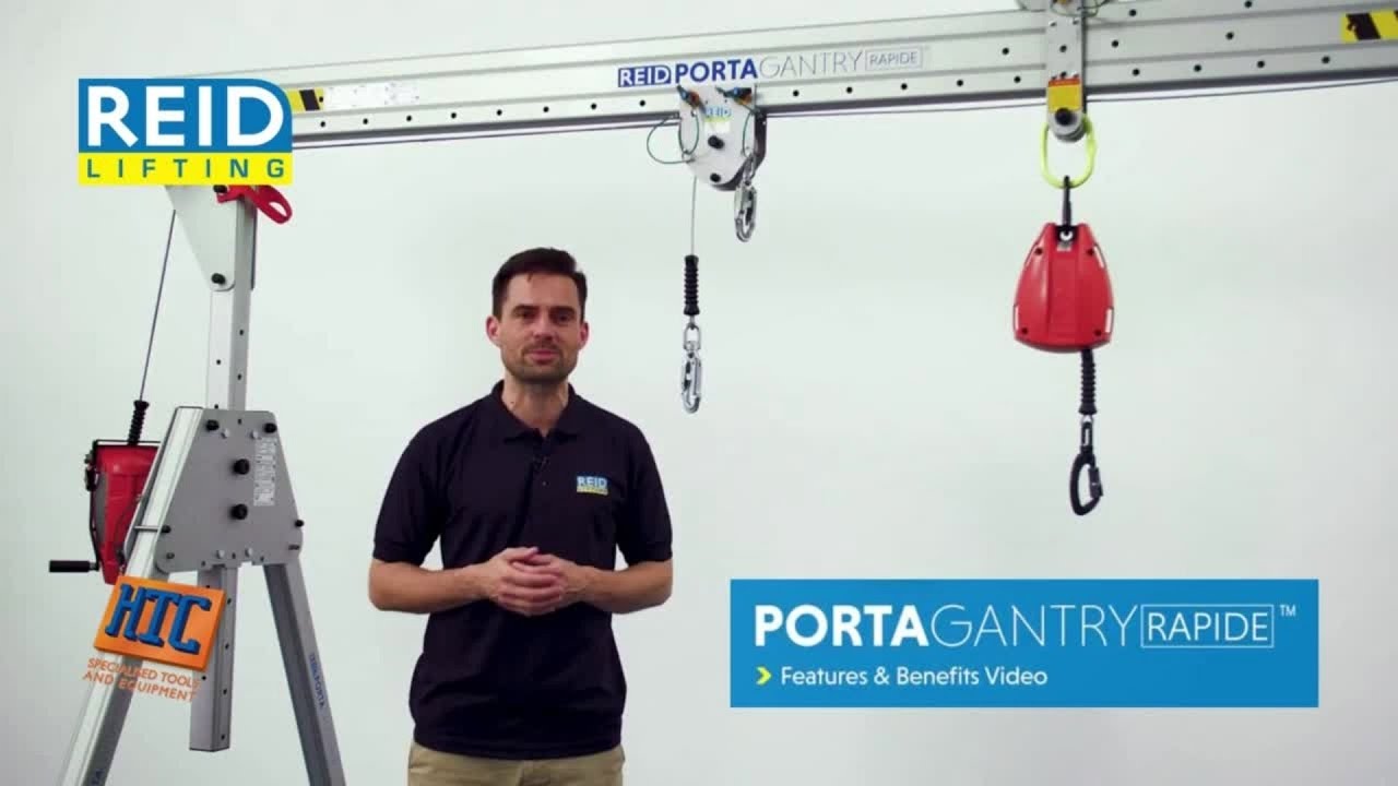 REID Lifting   Porta Gantry Rapide  Features & Benefits Video