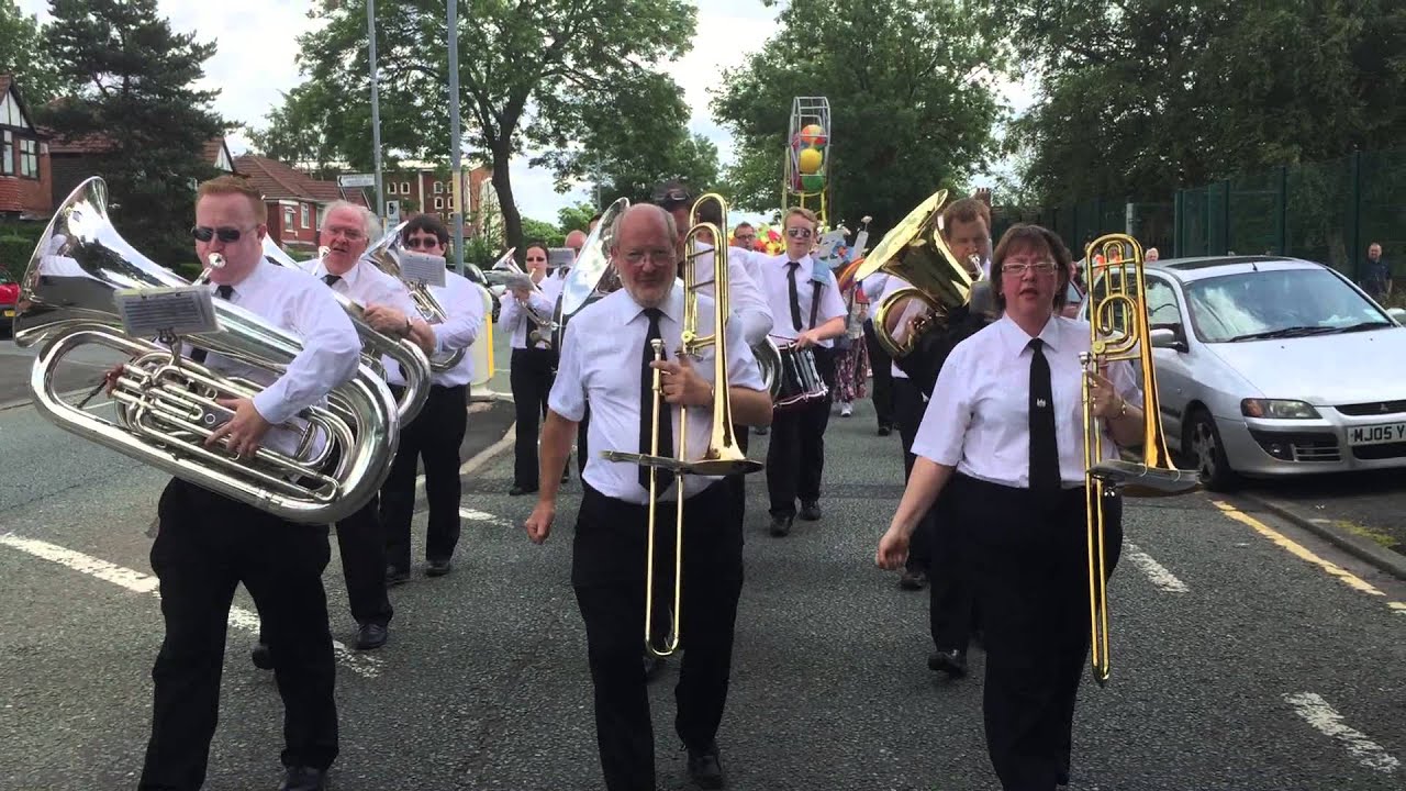 Blackley Band at #HBCC50 playing YMCA