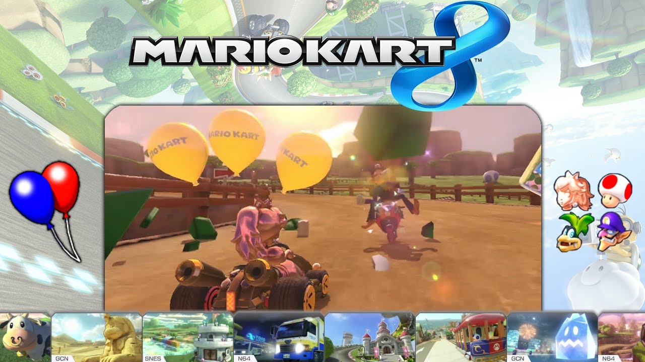 Let's Play FR HD MULTI Mario Kart 8 - Bataille de ballons