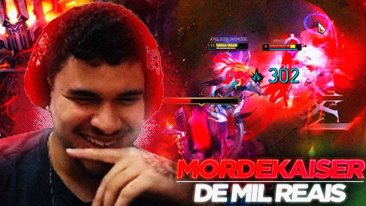 A NOVA SKIN DO MORDEKAISER TEM MUITA AURA!