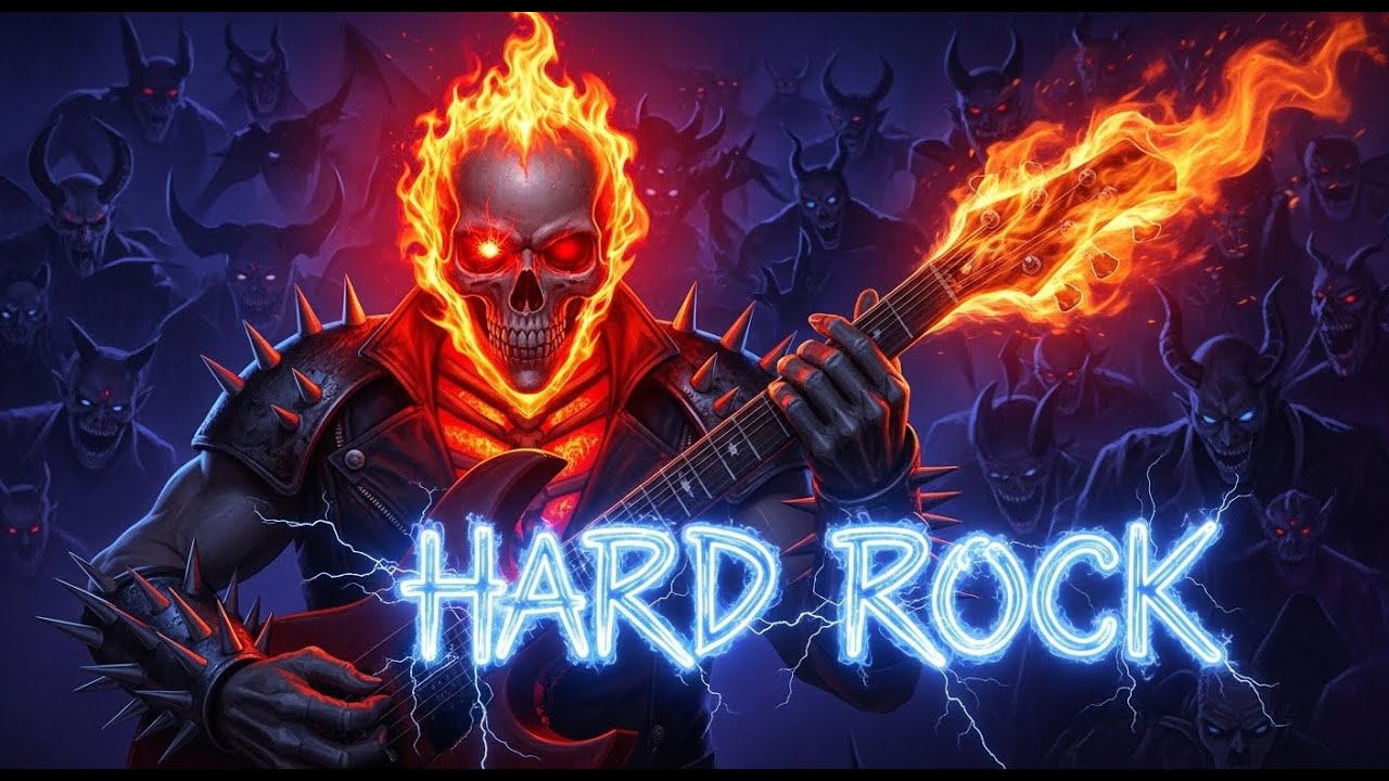 🎧Genres: Hard Rock, Metal, Gym Workout Music, Powerlifting Music, Aggressive RockMusic,Devil rocker