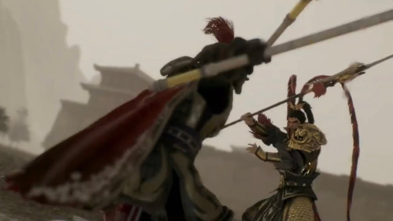 Dynasty Warriors 9: Lu Bu vs Zhang Liao [Dong Bai takes back Luoyang) {Zhang Liao joins Lu Bu}