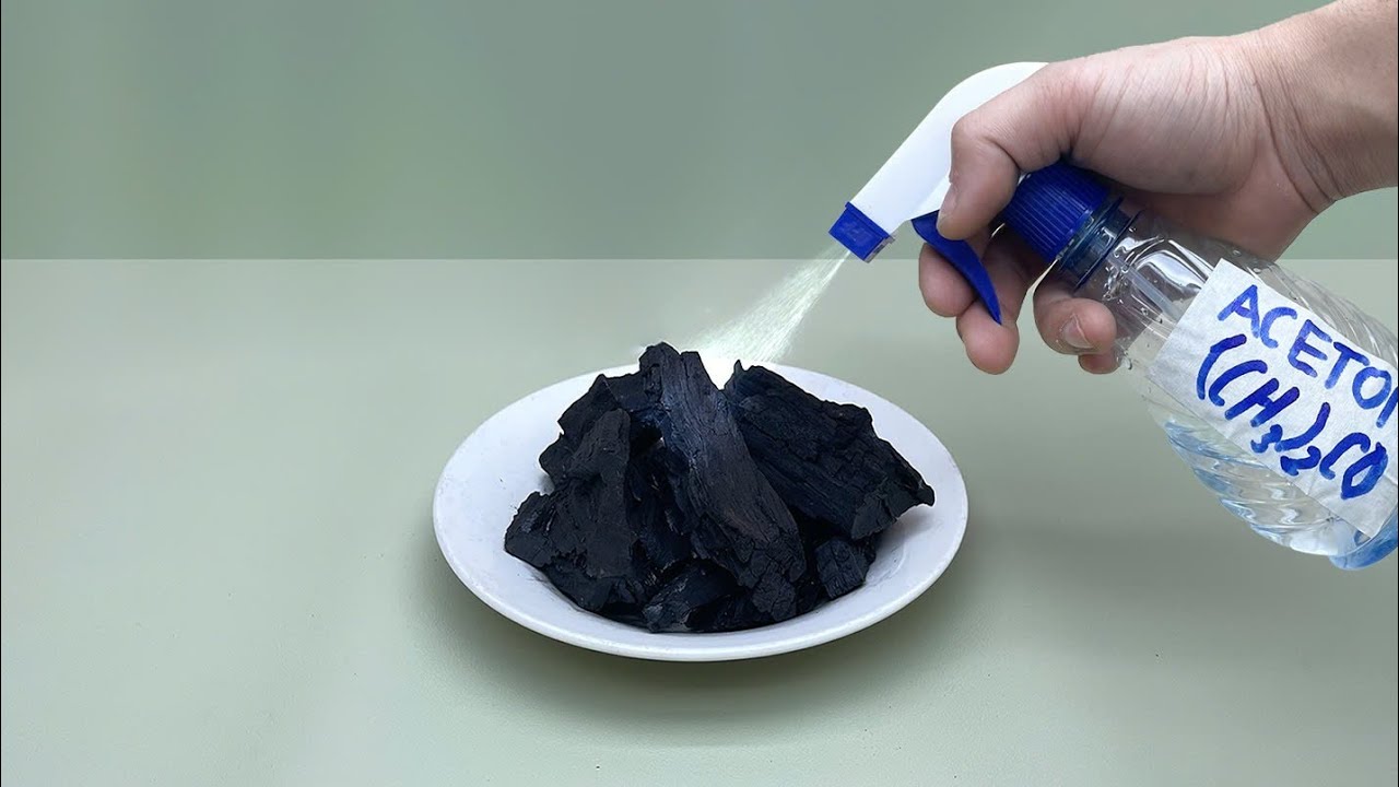 Смешайте АЦЕТОН с УГЛЕМ 😱 вы не поверите, потрясающий результат