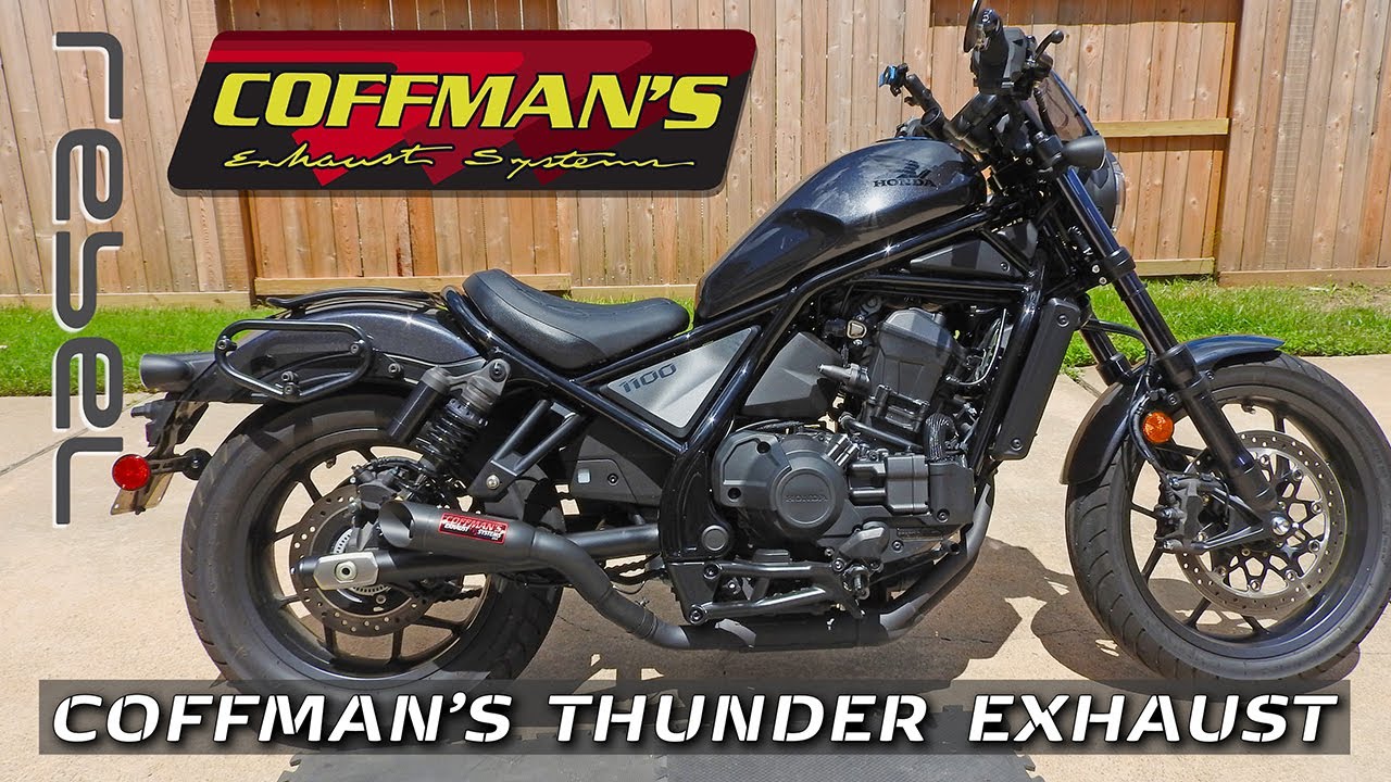 REBEL1100: Coffman's THUNDER Exhaust for the 2021 Honda Rebel 1100