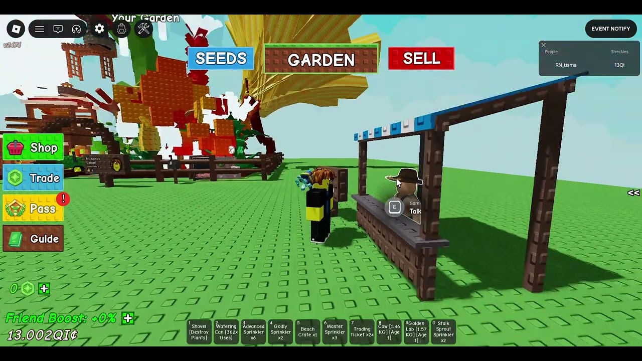 Я ЗАШЕЛ В GROW A GARDEN СПУСТЯ ГОД и был в ШОКЕ...