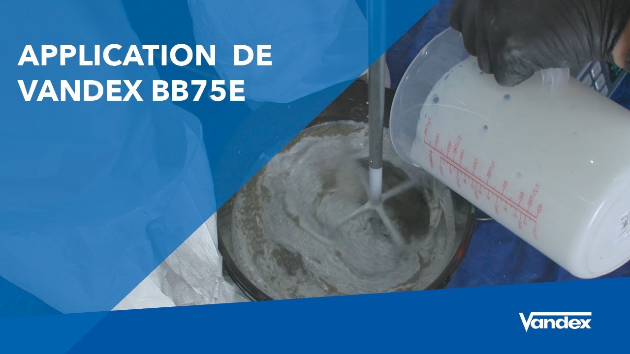 Comment appliquer le coulis d'étanchéité élastique BB75E ?