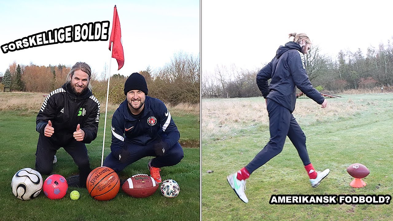 FODBOLDGOLF MED FORSKELLIGE BOLDE MED RONSON OG BRIZZE!