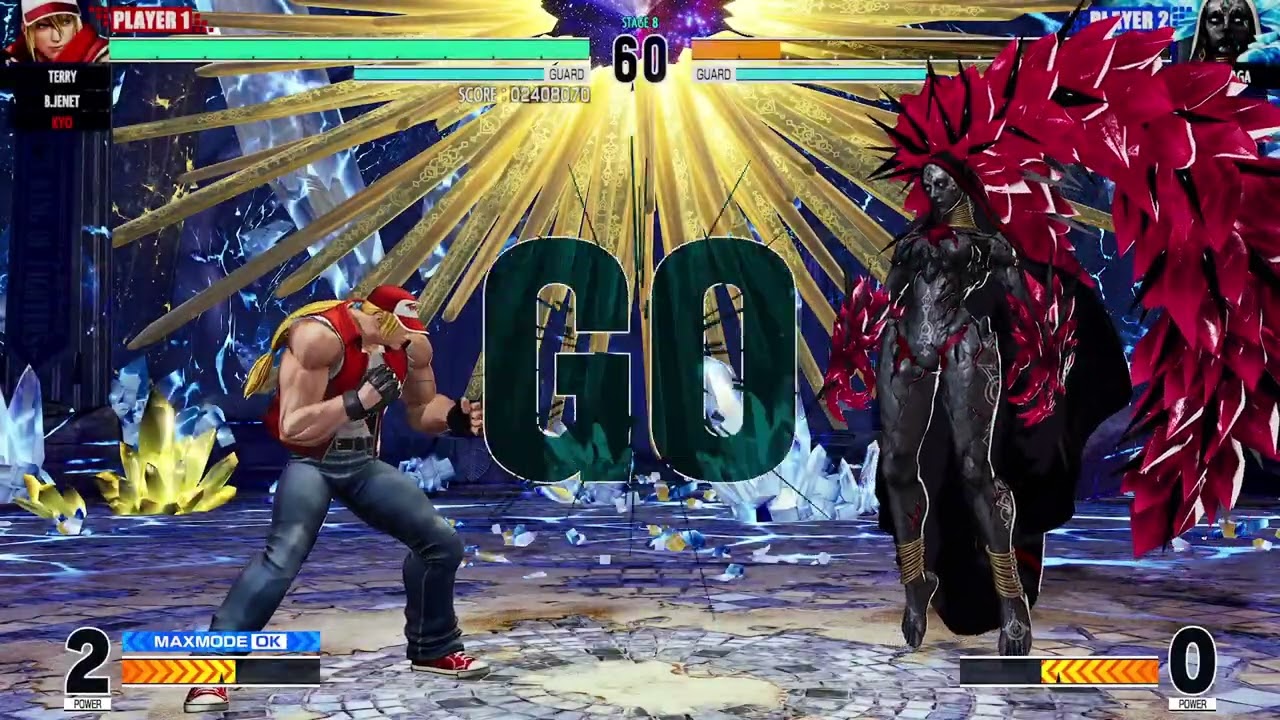KOF XV 15 As Kyo Kusanagi Terry Bogard Sans And B. Jenet Fight On 💪💪👊👍😎😁🎮