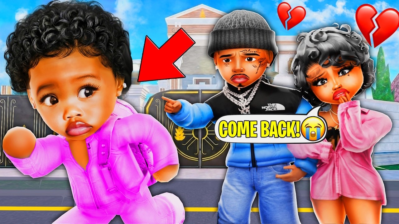 MY REALISTIC BABY ESCAPED TOXIC FAMILY in ROBLOX LIFETOGETHER RP (EMOTIONAL)