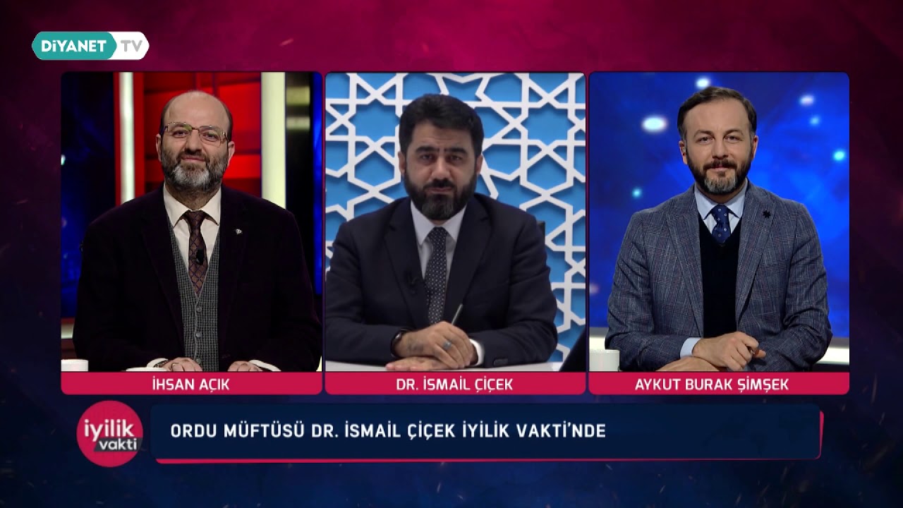 Dr. İsmail ÇİÇEK Diyanet TV’ye  Konuk Oldu