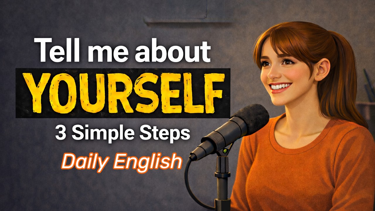 Tell Me About Yourself — Slow English Conversation for Beginners (A1-A2)