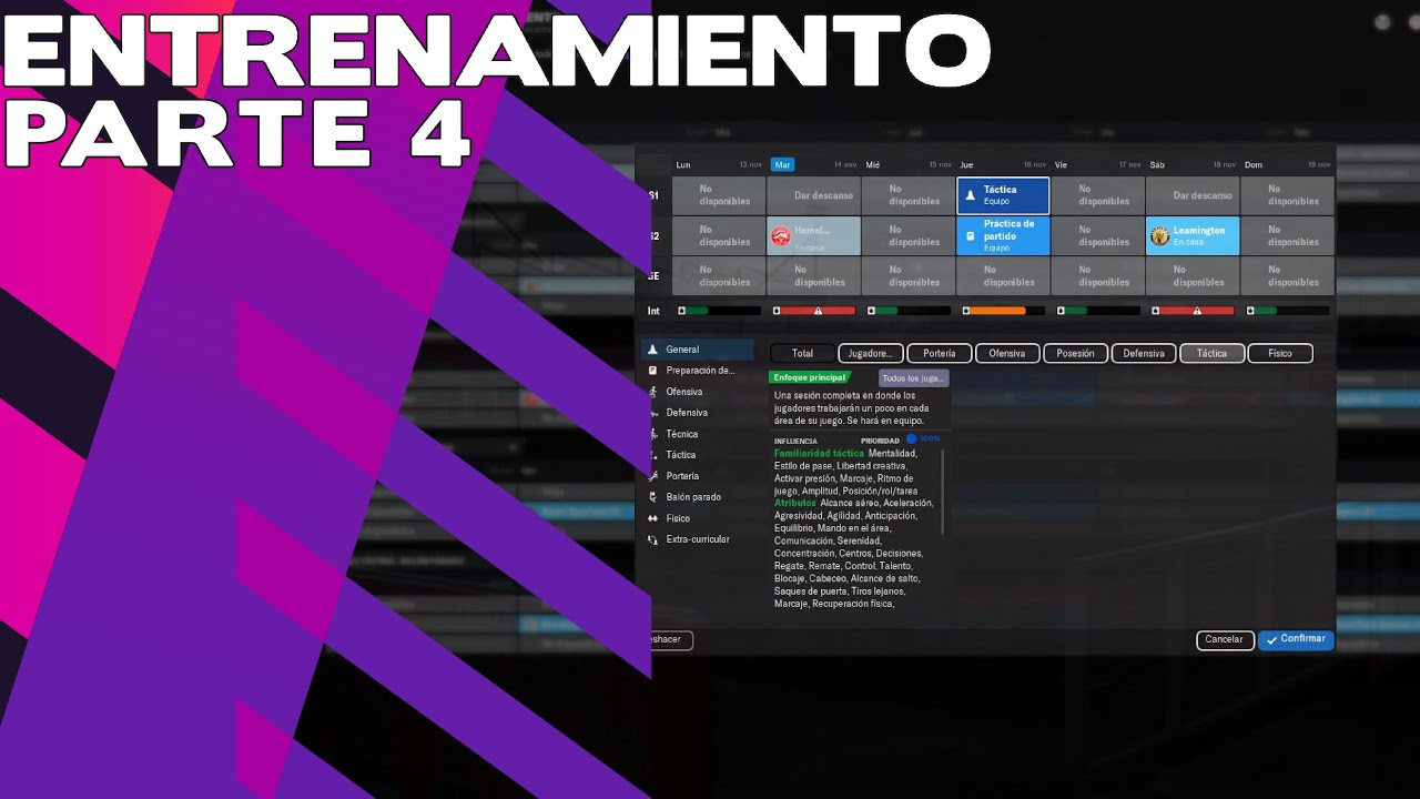 ENTRENAMIENTO PARTE IV | ¿ Cómo entrenar mi equipo Semi-Pro ? Tutorial Football Manager 2022 Español