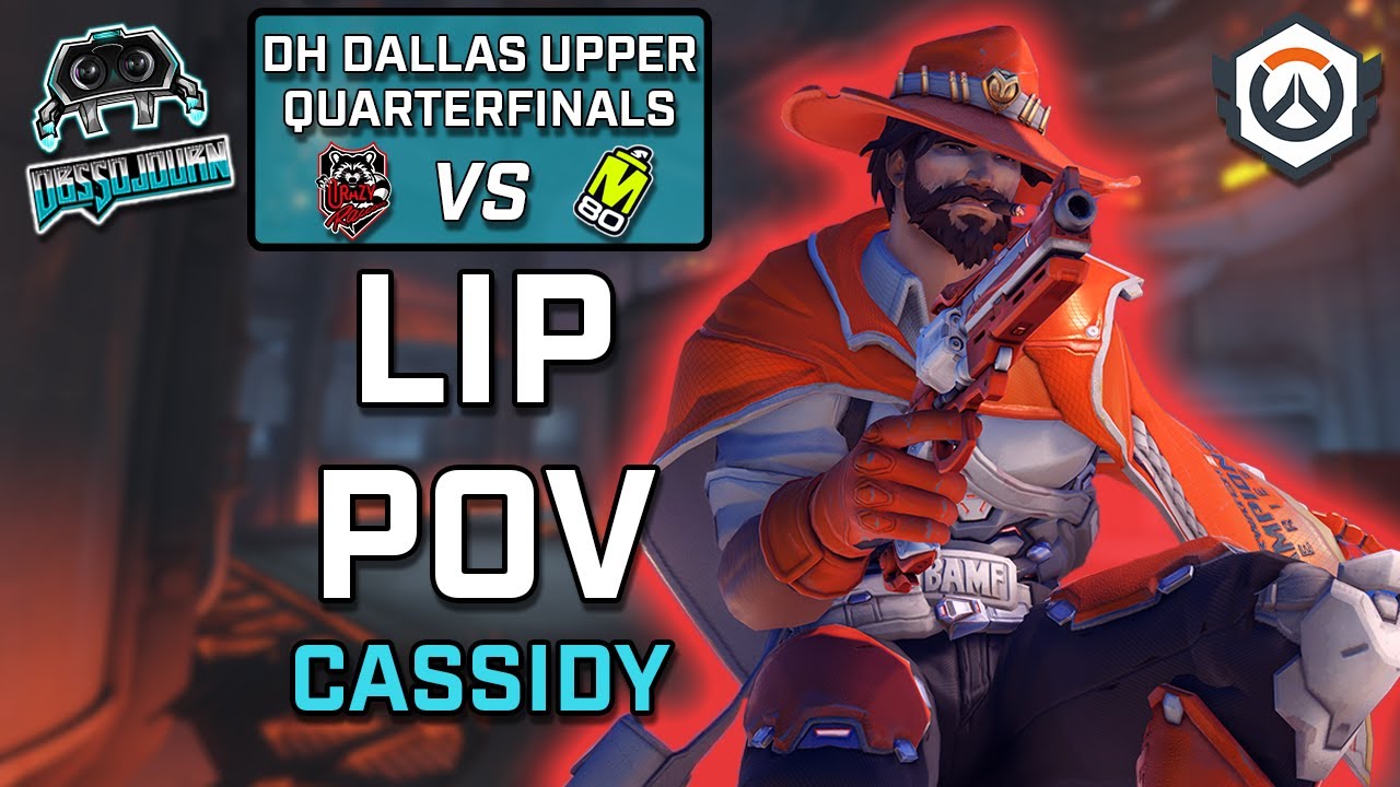 [LIP POV] Crazy Raccoon vs M80 - Upper Quarterfinals - DH Dallas OWCS