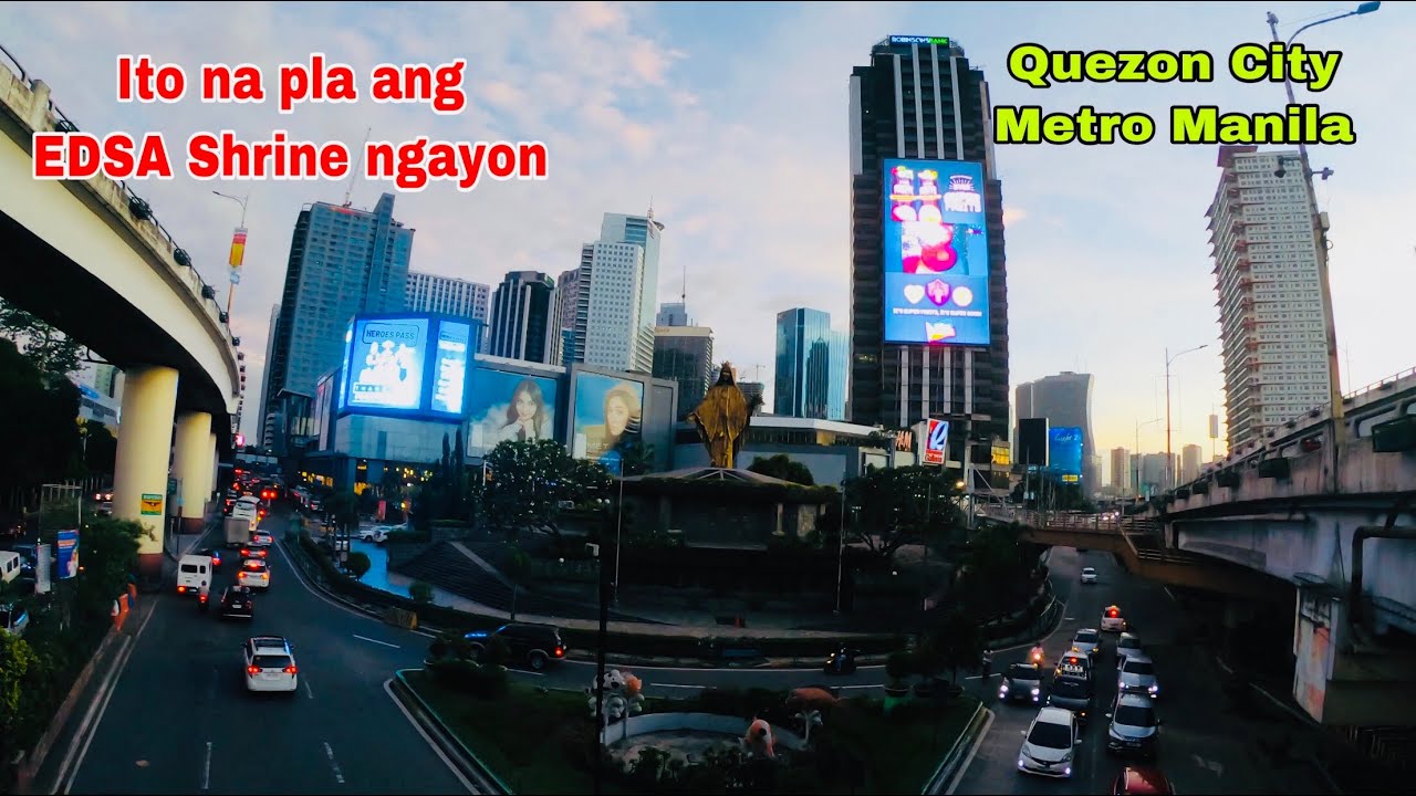 [4K] EDSA Shrine | Ortigas Center Quezon City | Metro Manila Philippines