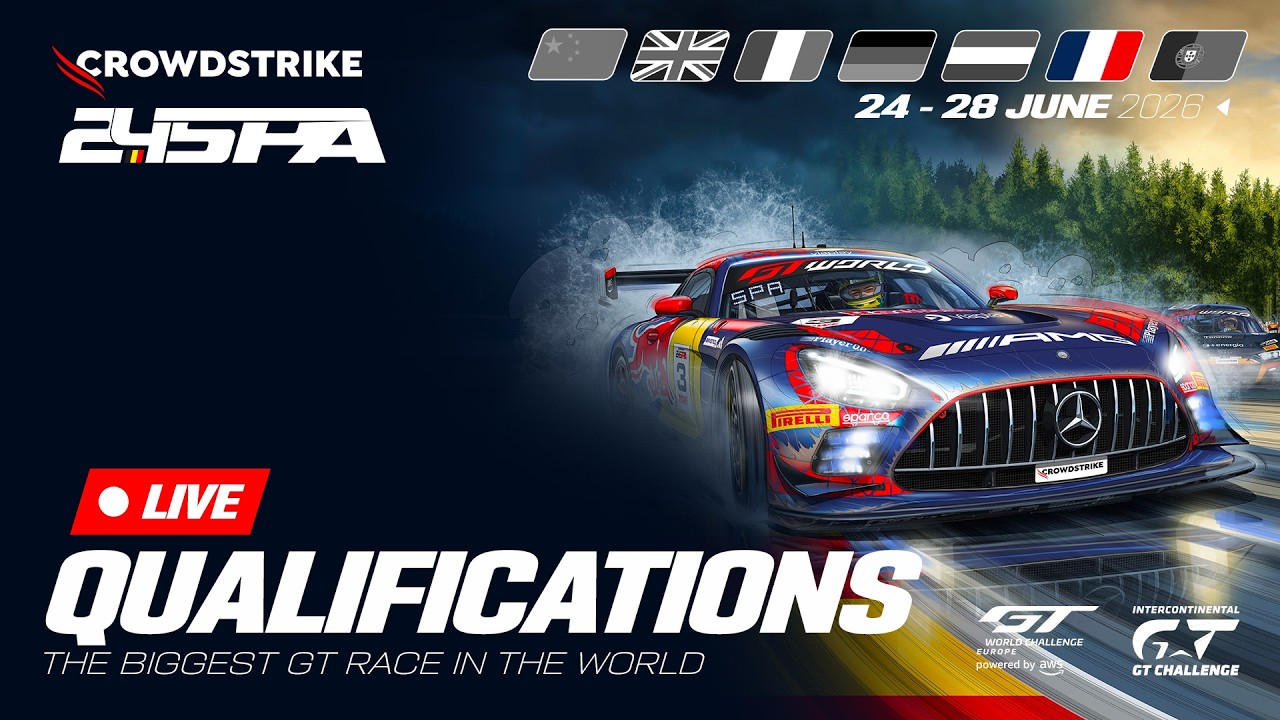 EN DIRECT | Qualifications | CrowdStrike 24 Hours of Spa | GT World Challenge pwd by AWS 2026
