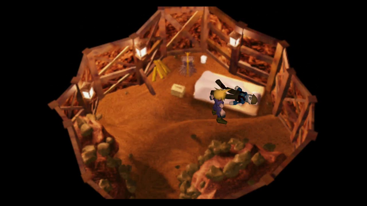Final Fantasy VII - Side Quest - The Sleeping Old Man and the Blacksmith