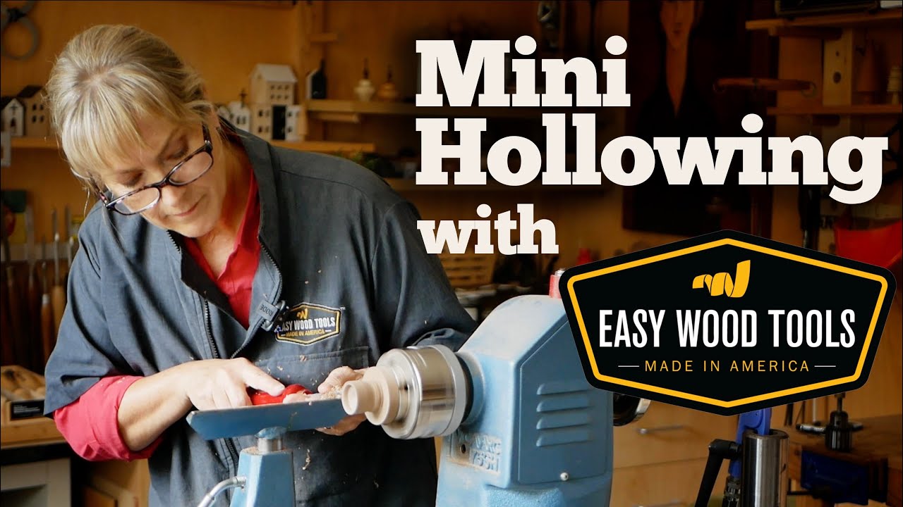 Turning and Hollowing Smaller Forms with Mini Hollowing Tools