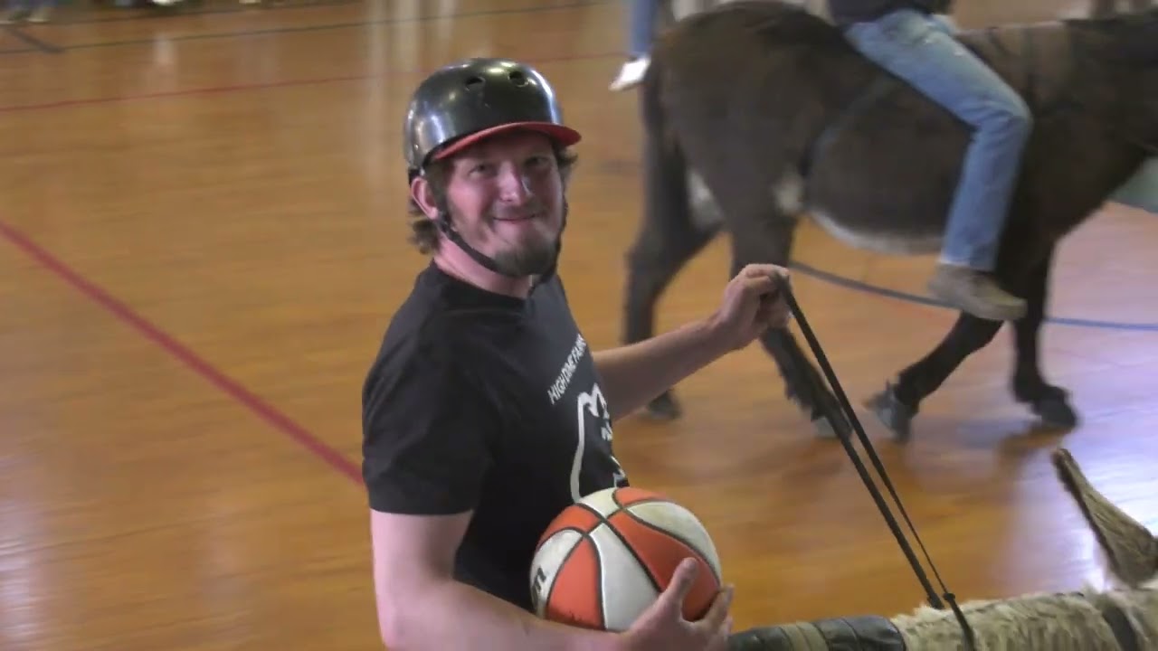 2024 Donkey Basketball Tourney - Tuolumne, California