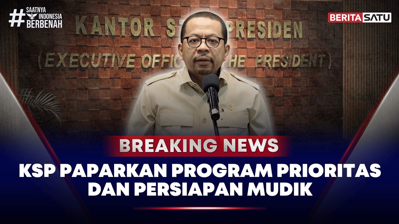 🔴 Breaking News | Jelang Lebaran, Kepala KSP Qodari Bahas Program Prioritas dan Persiapan Mudik