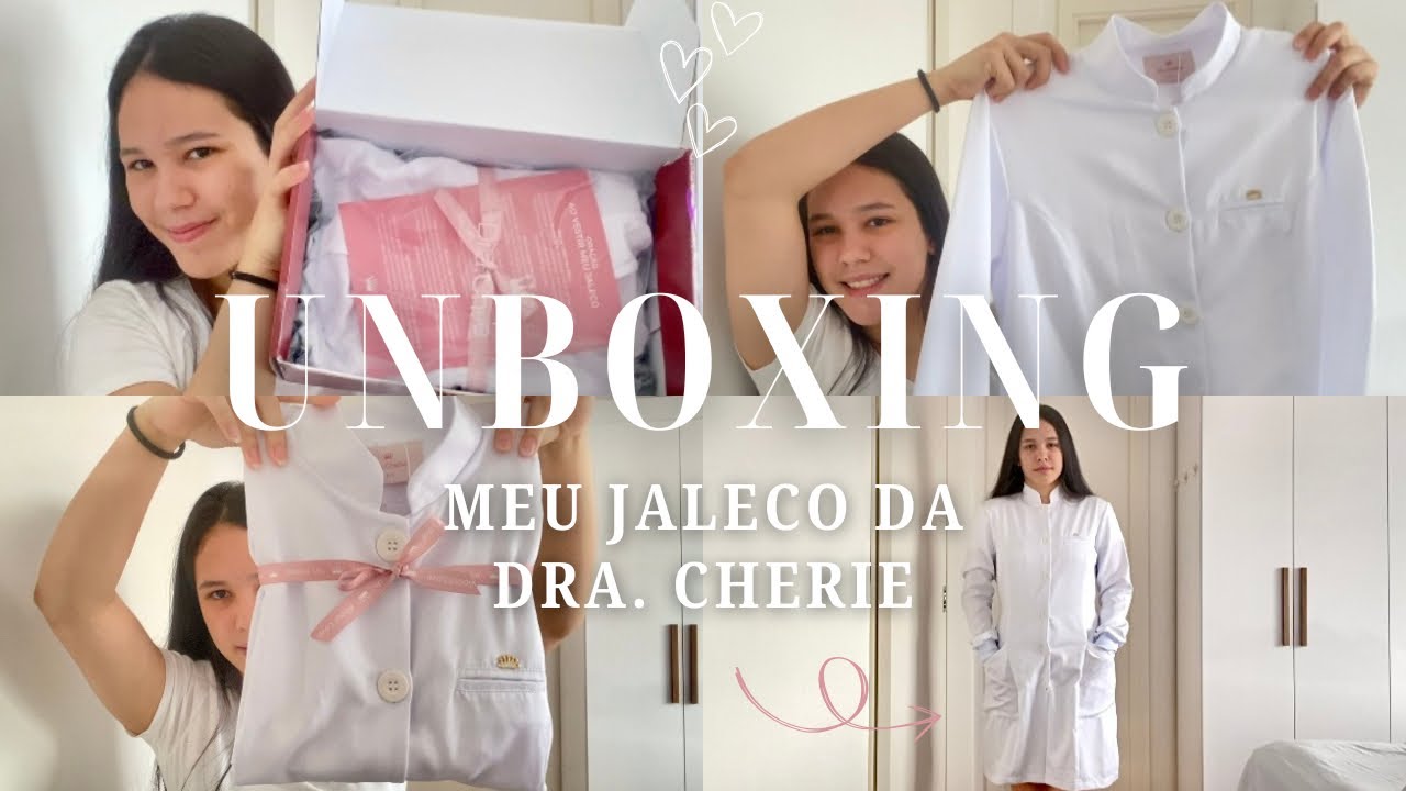MEU JALECO DA Dra. Cherie 🩷 | UNBOXING ✨