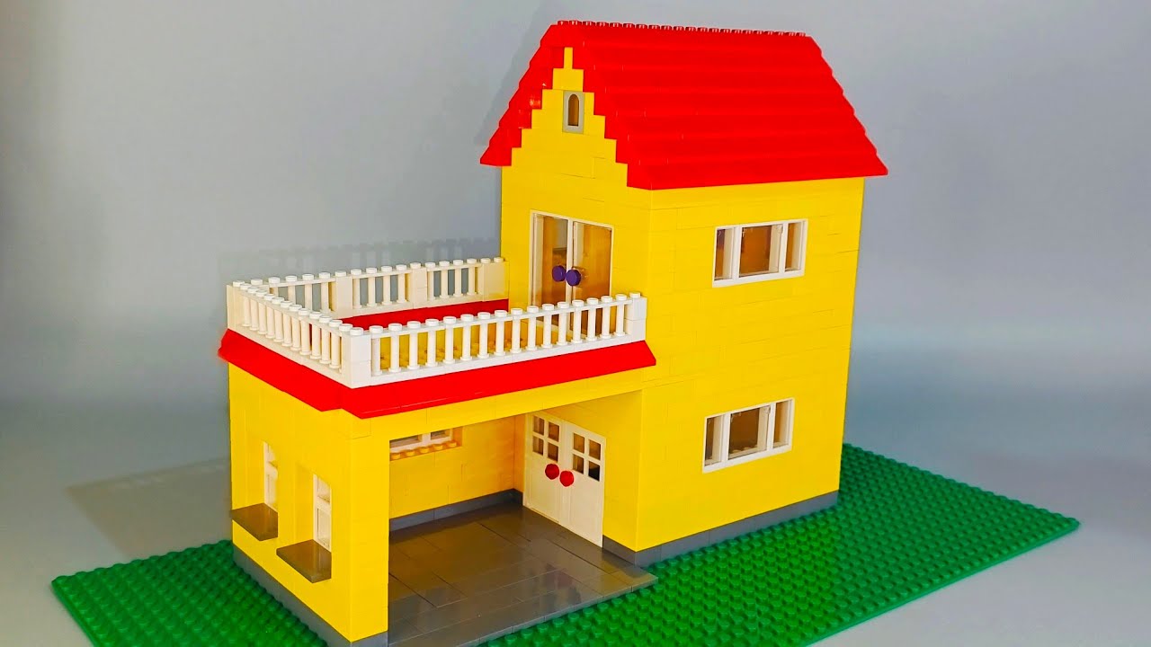 How To Build a LEGO Vacation House MOC | Building Blocks Instructions #lego #legohouse #diy