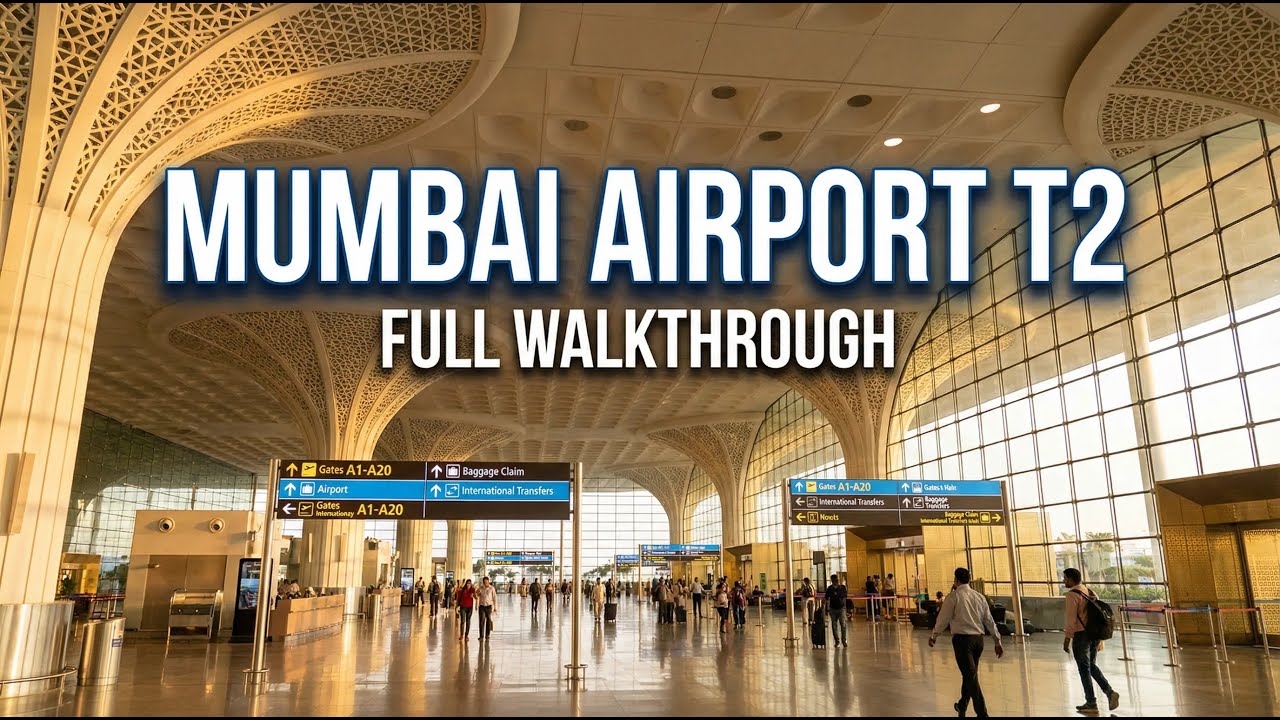 Complete Walkthrough of Mumbai Airport Terminal 2: Discover BOM