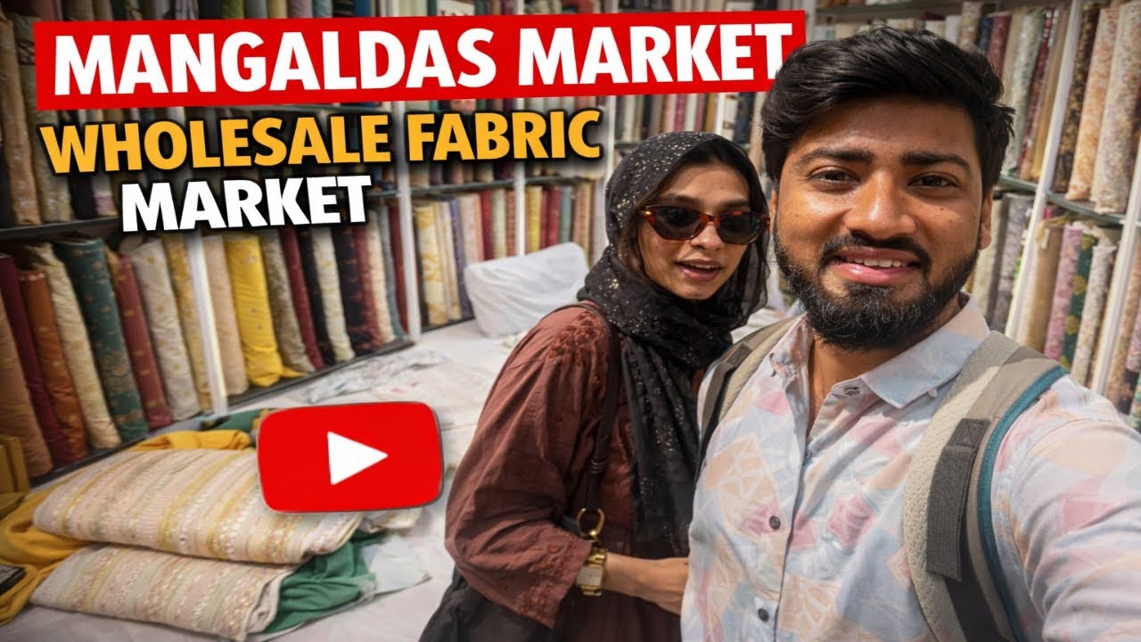 Mangaldas Market in Mumbai | Cheapest Market for Wedding Shopping in Mumbai | Wholesale Fabric Hunt.