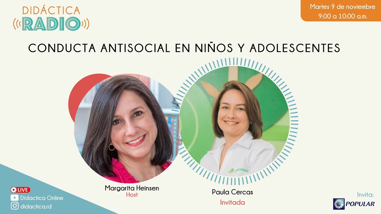 Conducta antisocial en niños y adolescentes - Paula Cercas