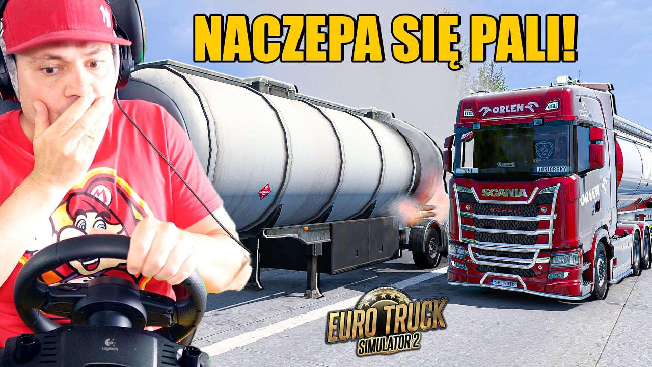 🚚 NACZEPA SIĘ SPALIŁA Z ORLENU?! *będzie wybuch?* | Euro Truck Simulator 2