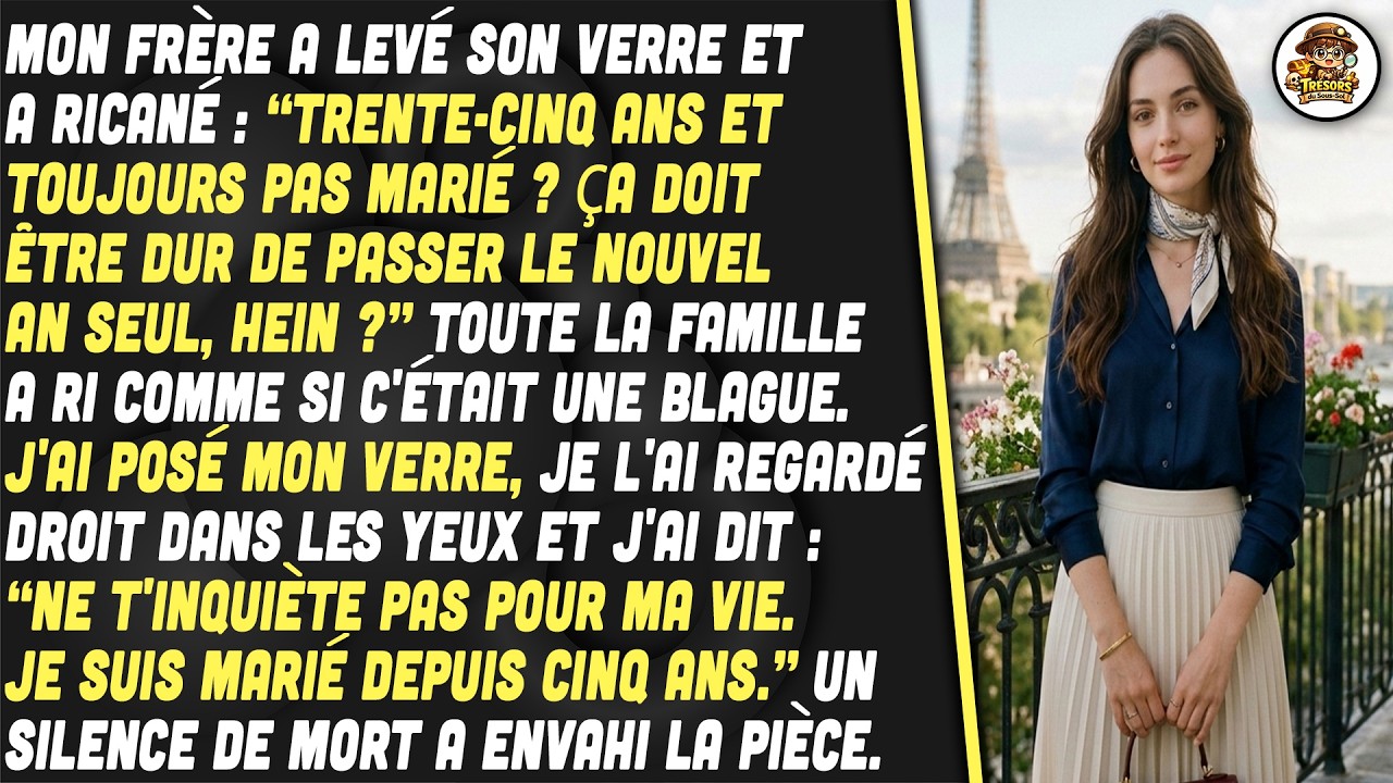 Mon Frère Riait De Mon Célibat À 35 Ans Au Nouvel An, Mais J'avais Une Surprise Pour Lui.