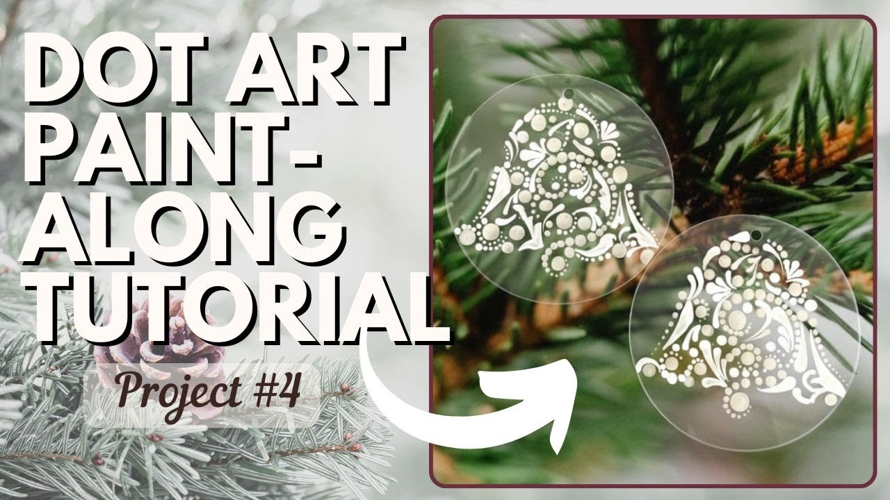Easy Acrylic Ornament Bell Design: No Mandala Experience Needed!
