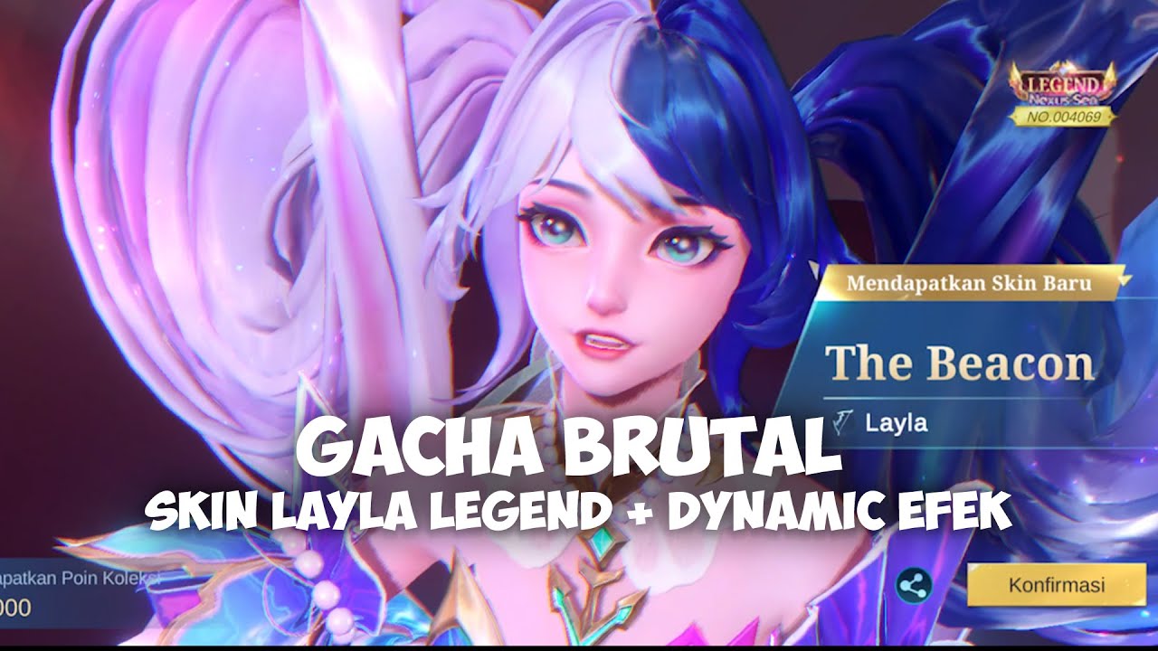 GW DRAW BRUTAL SKIN LEGEND LAYLA TANPA TIPS HEMAT! - MOBILE LEGENDS
