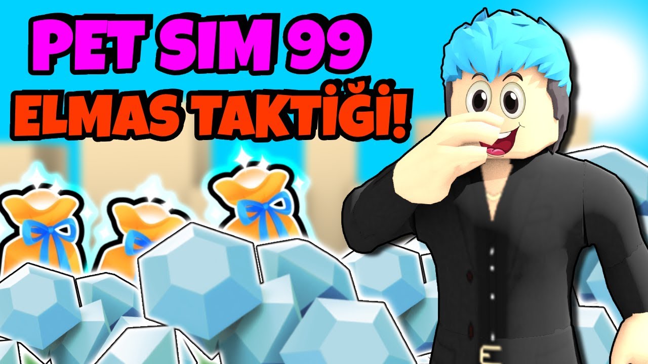 💎 Ger&ccedil;ek Elmas Kasma Taktiği! 💎 Roblox Pet Sim 99