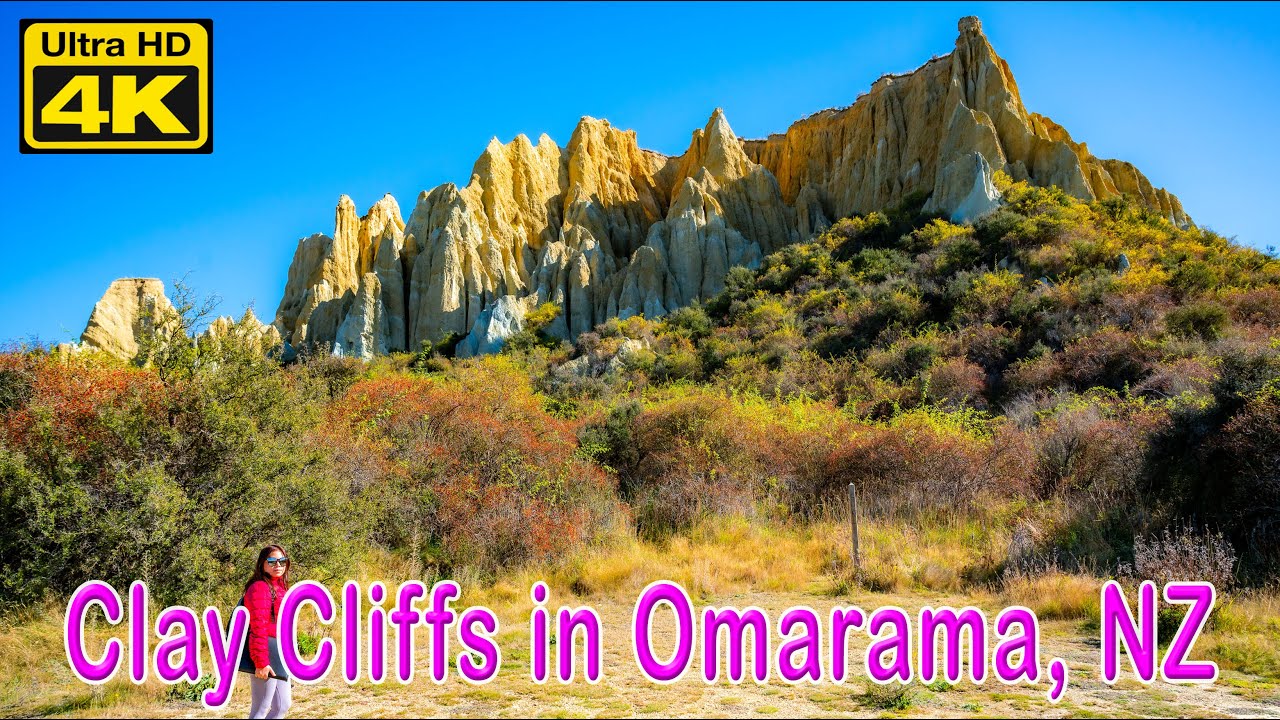 Clay Cliffs in Omarama, New Zealand